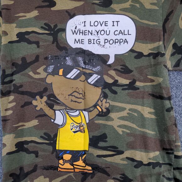 Hypnotize Men's Graphic T-Shirt Camo Medium I Love It When You Call Me Big Poppa - Picture 4 of 12